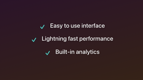 Feature list component preview